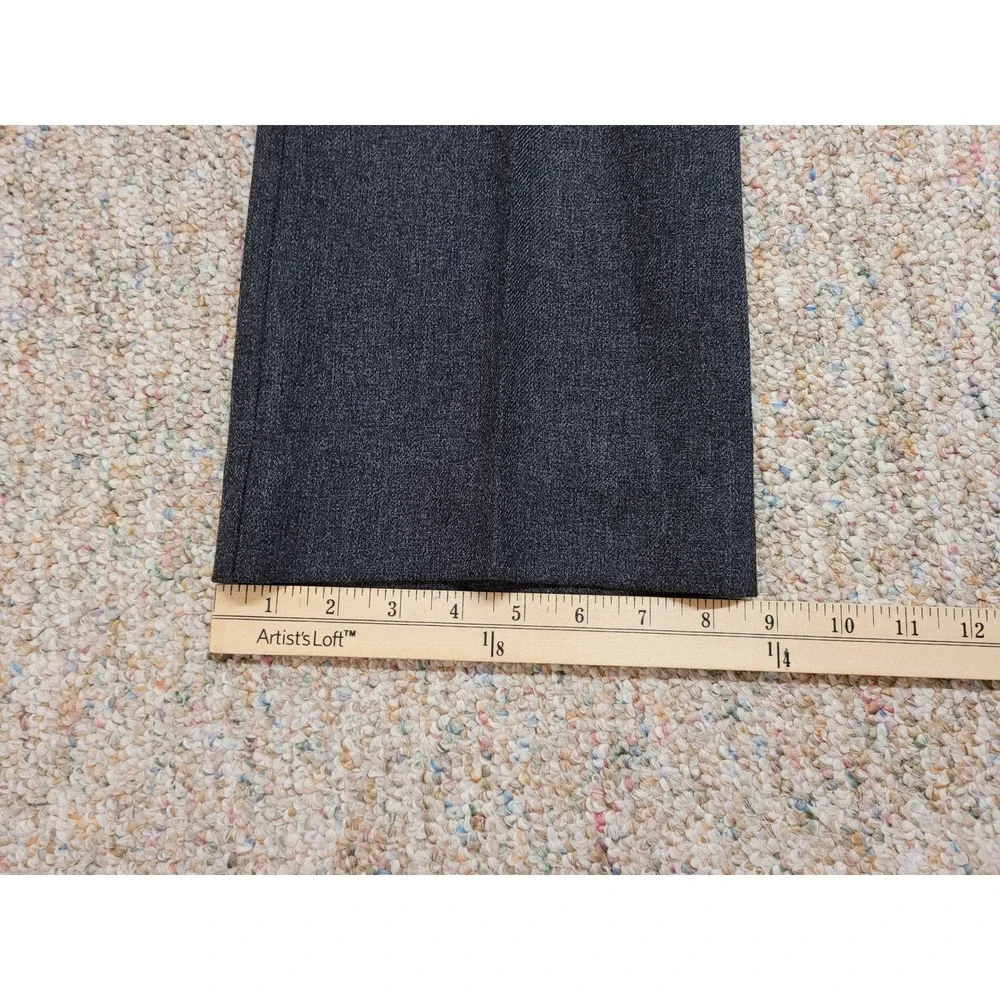Levis Action Slacks Mens 34x30 Grey Vintage Boot Cut Sta-Prest Trousers 517-6259
